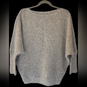 Women's Gray Batwing Sweater